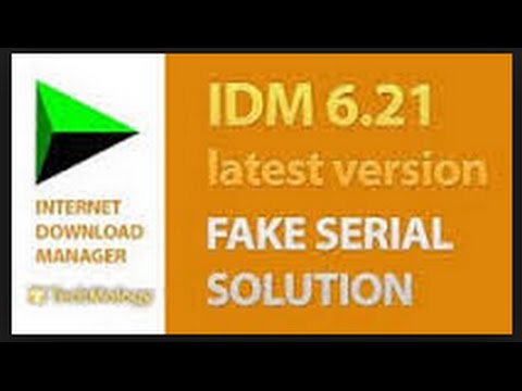 How To Register Idm With Fake Serial Key